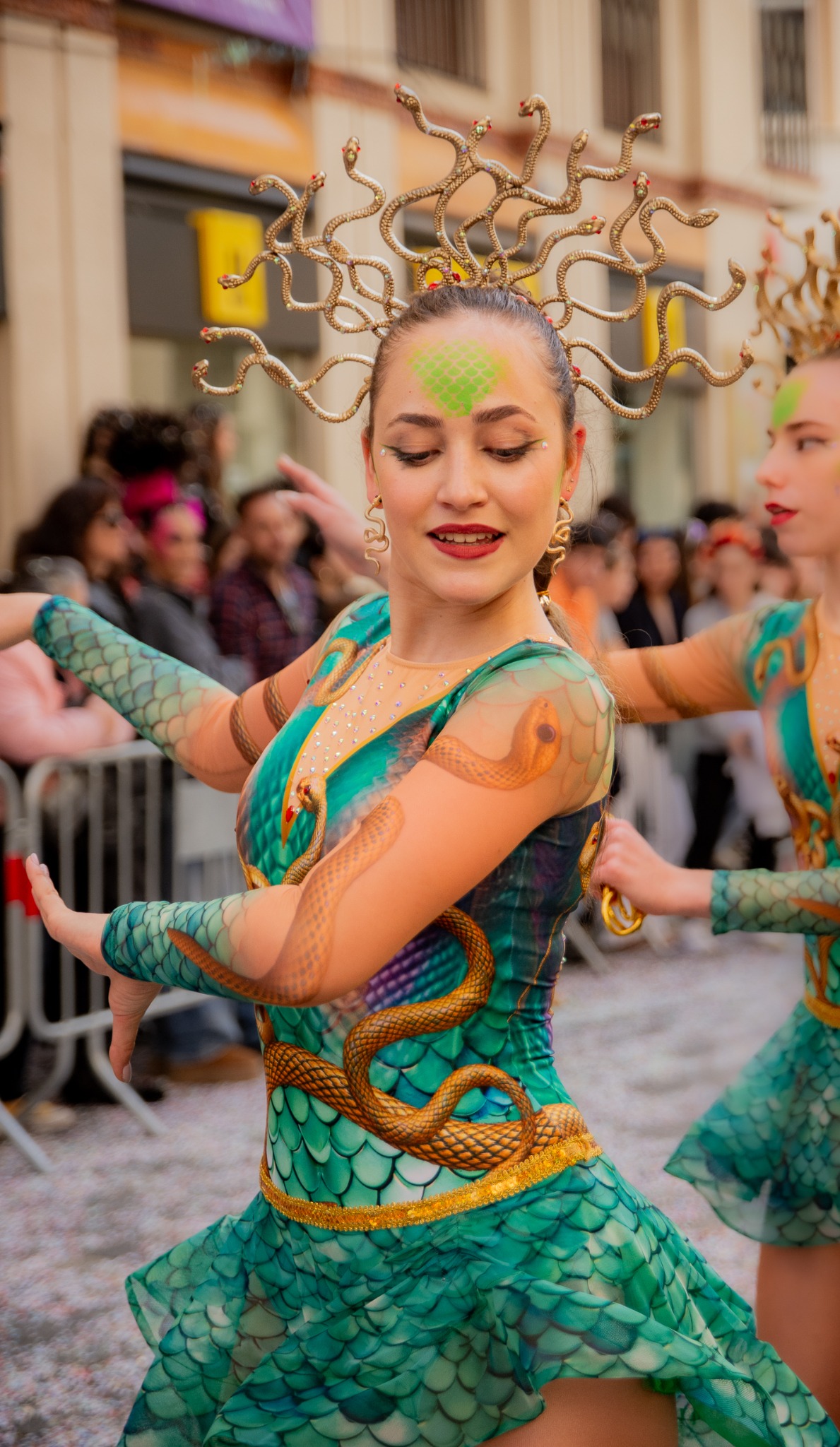 Carnaval en Sitges, retrato y detalle